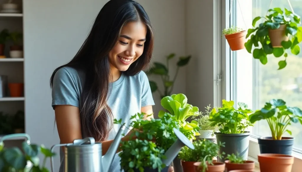 indoor vegetable gardening