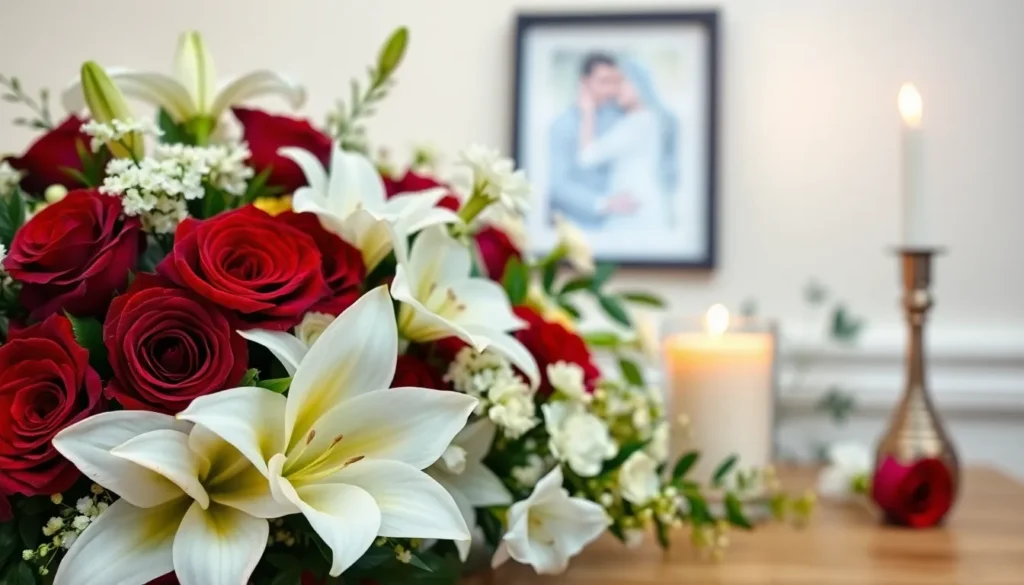 what to say on funeral flowers