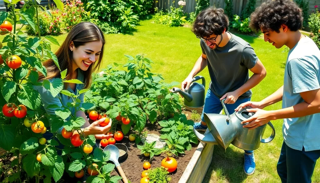 home vegetable gardening