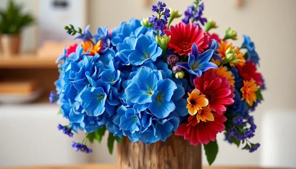 blue flowers for bouquets