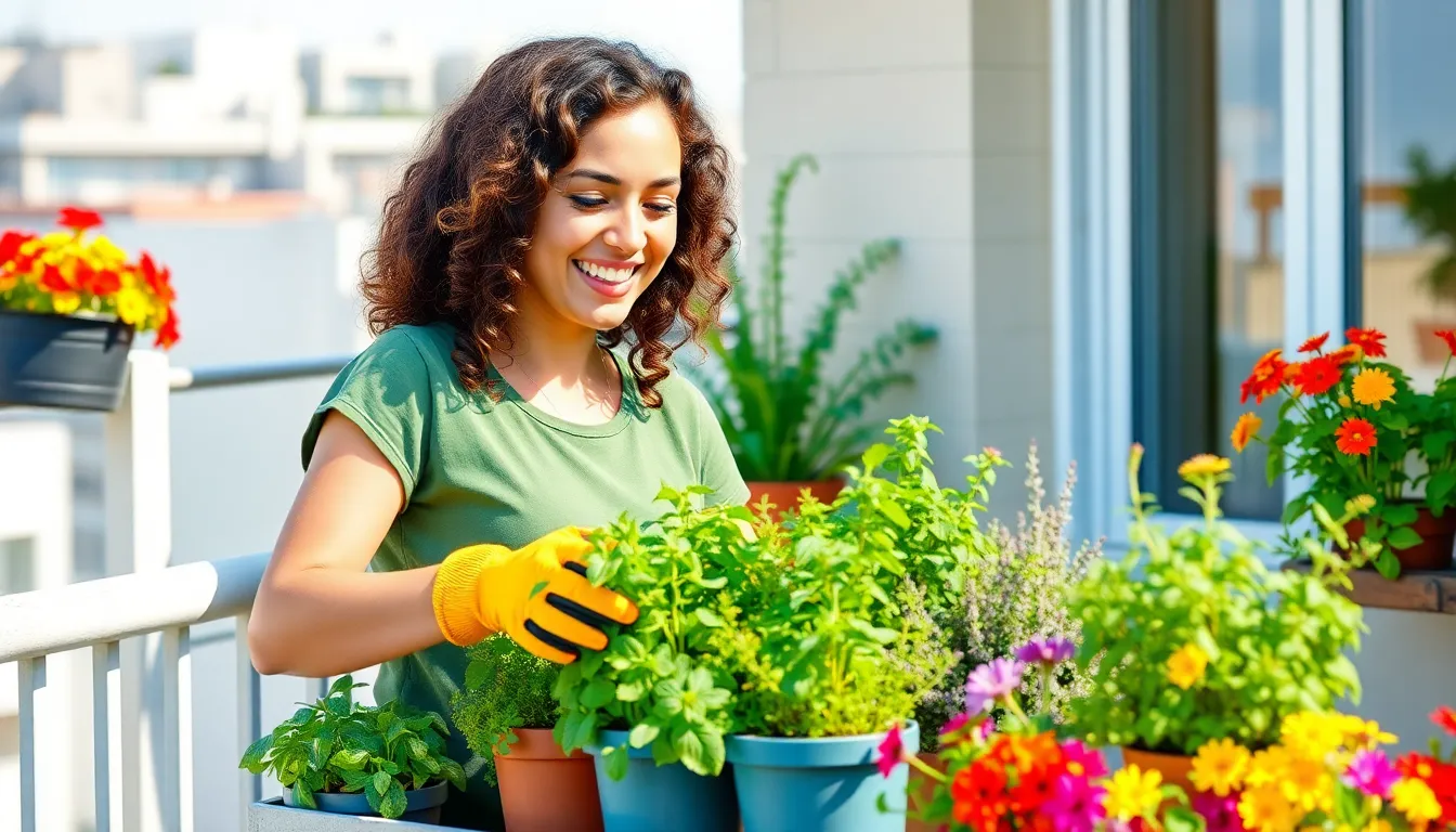 growing herbs in pots for beginners